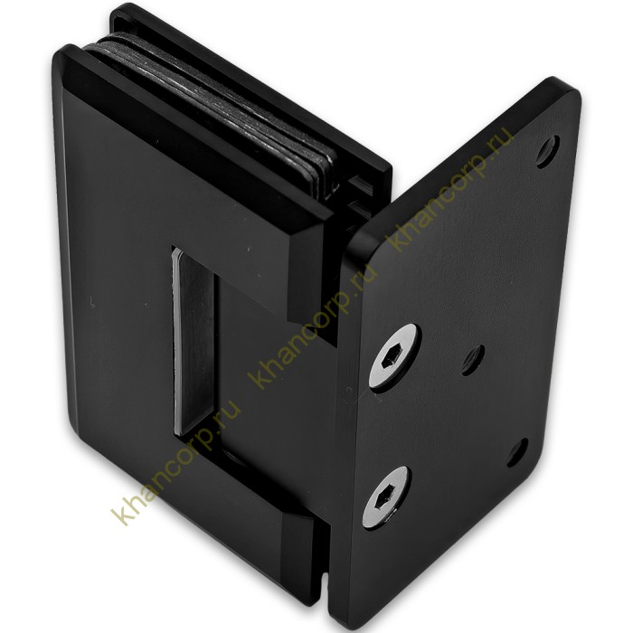 Петля Бета β FDP-20 стена-стекло с боковым креплением, латунь/черный