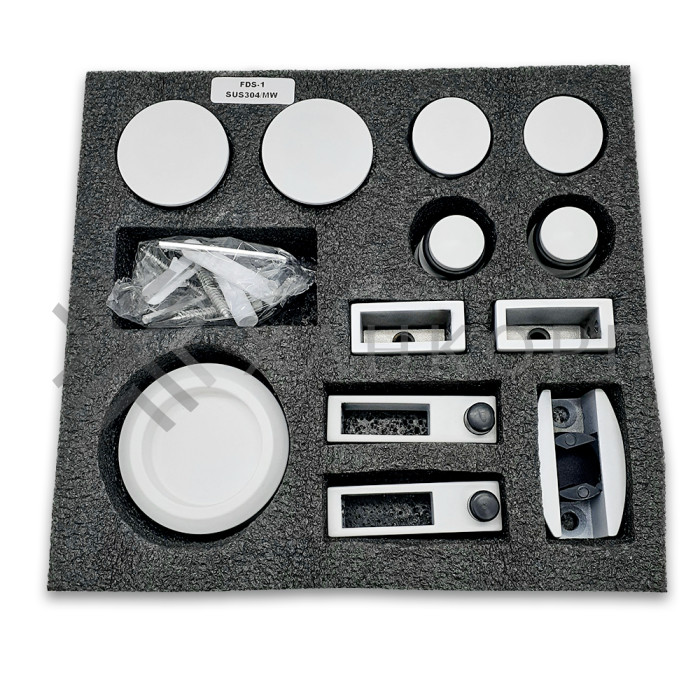 Раздвижная система Альфа FDS-1, нержавейка/белый