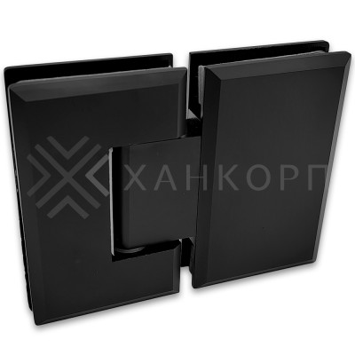 Петля Бета β FDP-22 стекло-стекло 180˚, цинк/черный