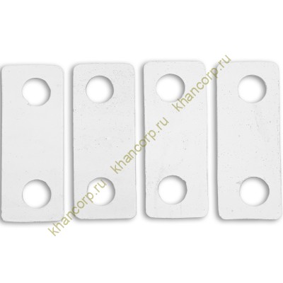 Комплект безасбестовых прокладок FDA-98 для петель серии Европа, 4 шт, белый