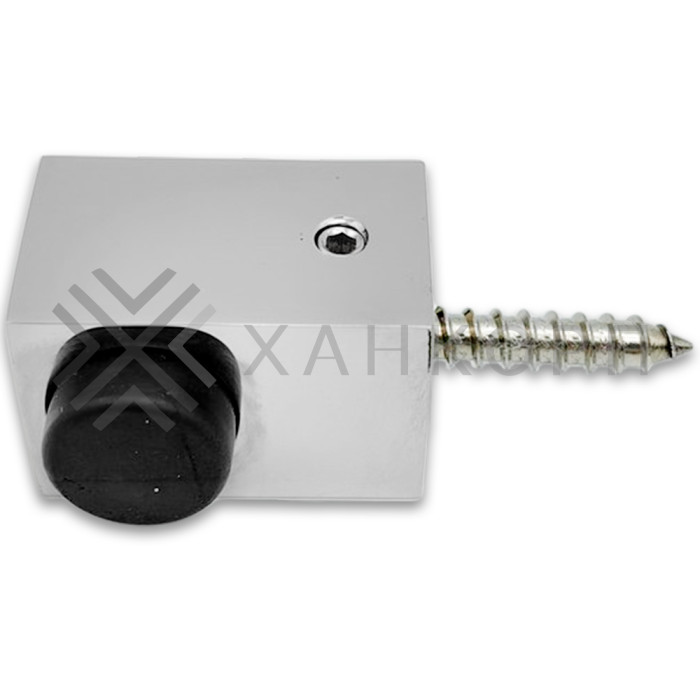 Дверной стопор FDA-08R правый к стене/полу, нержавейка/полированный