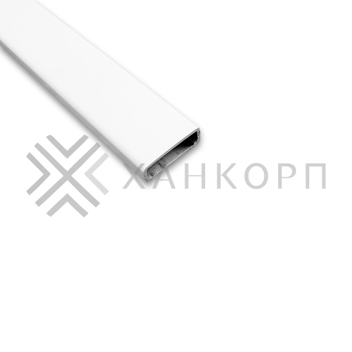 Труба FDT-352, 30х10х1.5 мм 2 м, нержавейка/белый