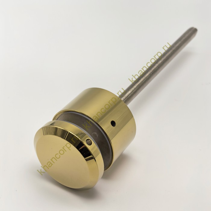 Стеклодержатель FKK-40, 10х30 мм O50 мм М10x1.5 для стекла, нержавейка/золото