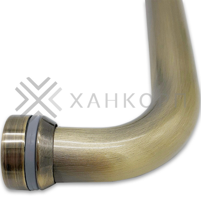 Ручка полотенцесушитель FDR-75, 19х200х450х1.0 мм, нержавейка/бронза