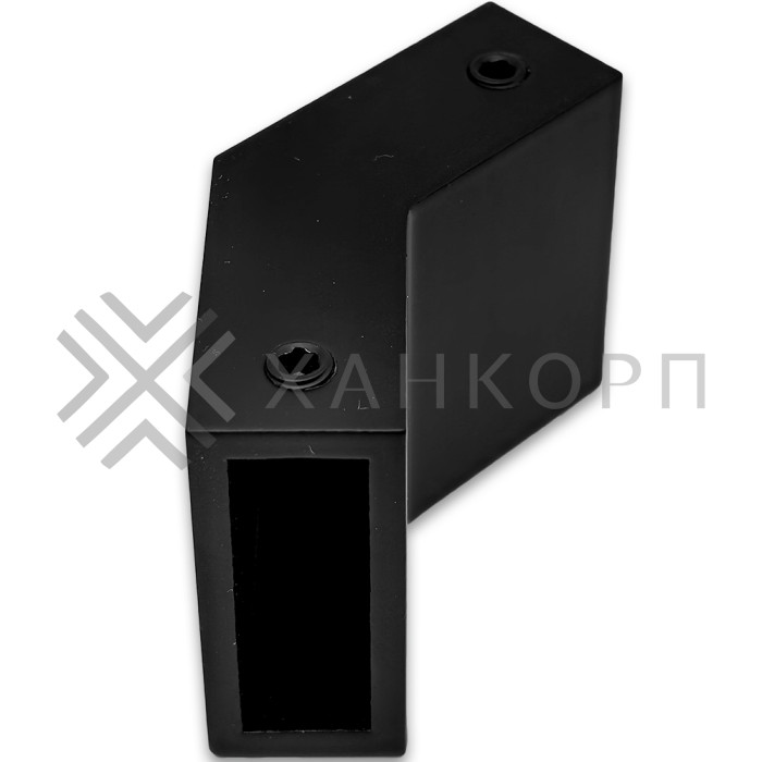 Соединитель FDC-36 трубы 30х10 вертикальный 135°, нержавейка/черный