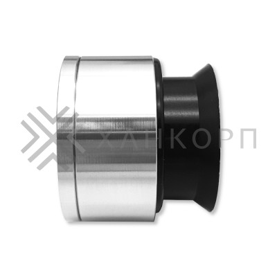 Точечное крепление FKK-22 с зенковкой Ø35 мм регулируемое для стекла 10-12 мм, нержавейка/матовый