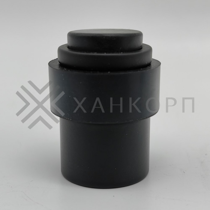 Дверной стопор FDA-09 крепление к стене/полу нержавейка/черный