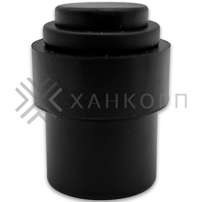 Дверной стопор FDA-09 крепление к стене/полу нержавейка/черный