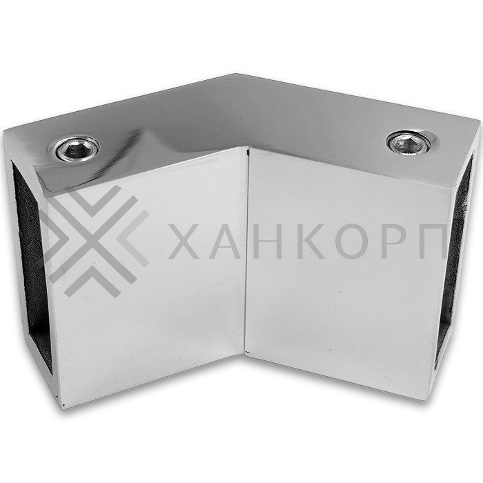 Соединитель FDC-36 трубы 30х10 вертикальный 135°, нержавейка/полированный