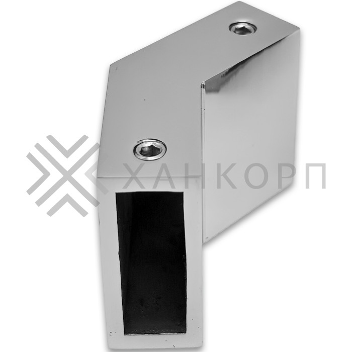 Соединитель FDC-36 трубы 30х10 вертикальный 135°, нержавейка/полированный