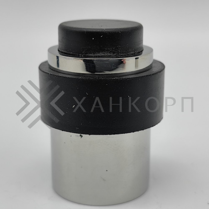 Дверной стопор FDA-09 крепление к стене/полу нержавейка/полированный