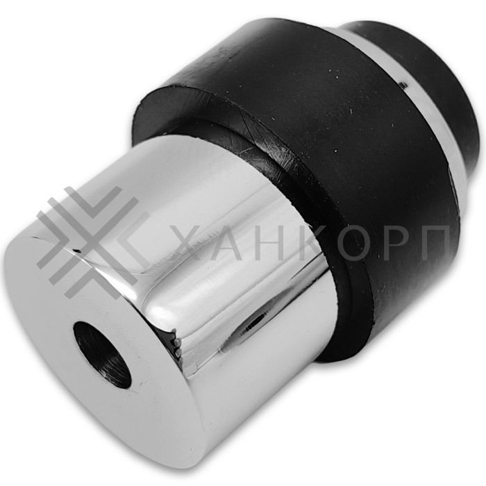 Дверной стопор FDA-09 крепление к стене/полу нержавейка/полированный