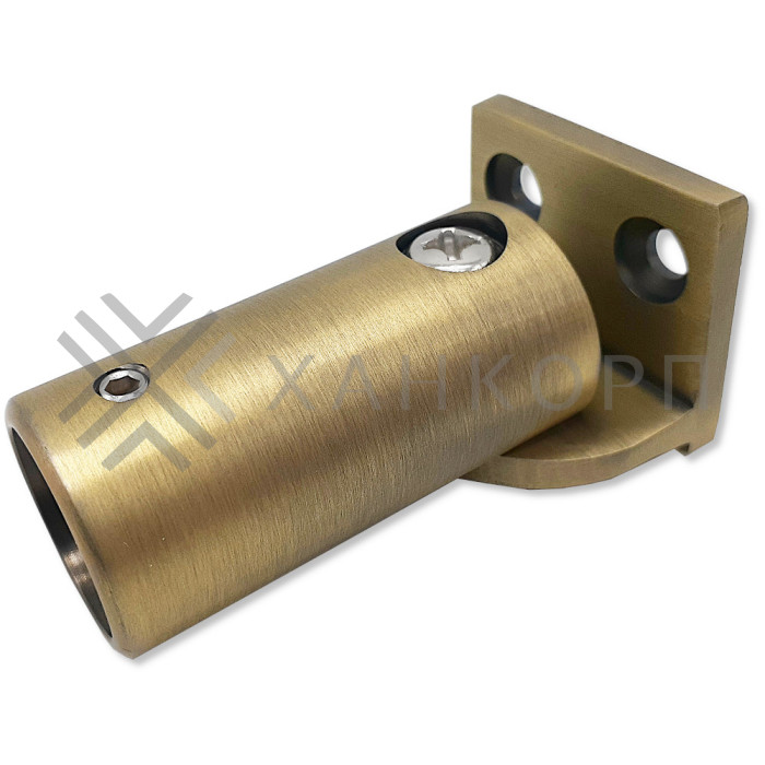 Крепление FDC-15 трубы 19 к стене 0°-180°, нержавейка/бронза