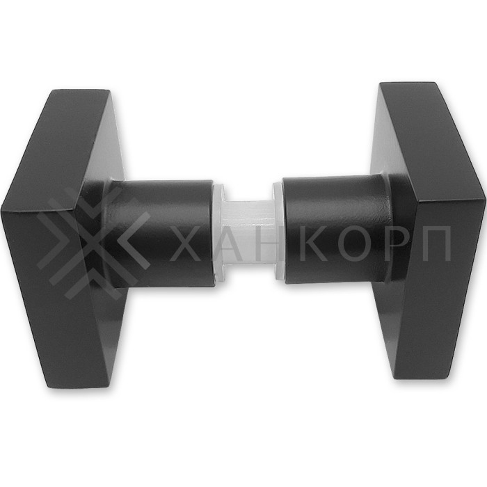 Ручка кноб FDR-31 квадратная, алюминий/черный