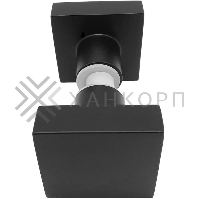 Ручка кноб FDR-31 квадратная, алюминий/черный