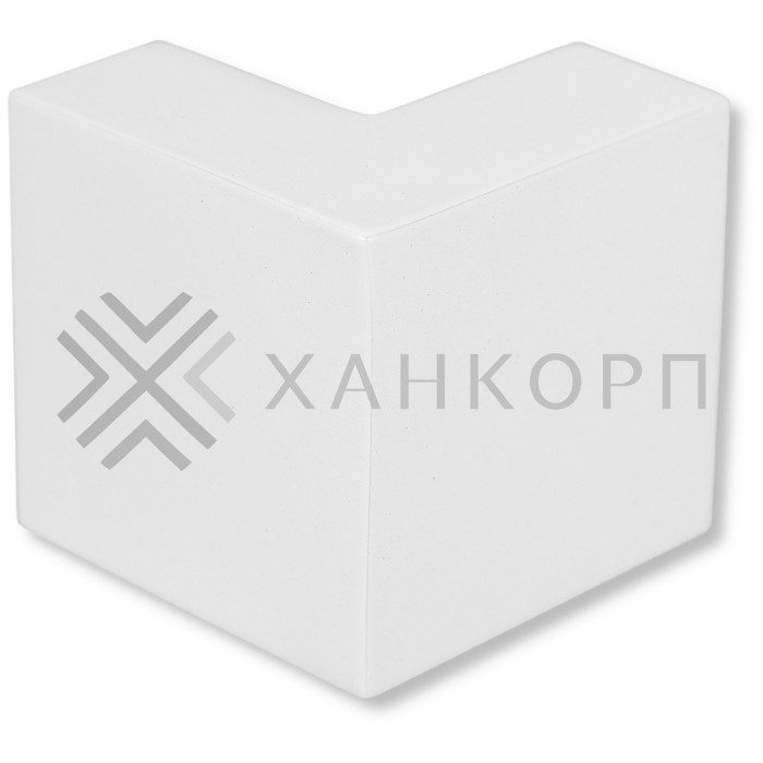 Соединитель FDC-32 трубы 30х10 угловой 90° вертикальный, нержавейка/белый