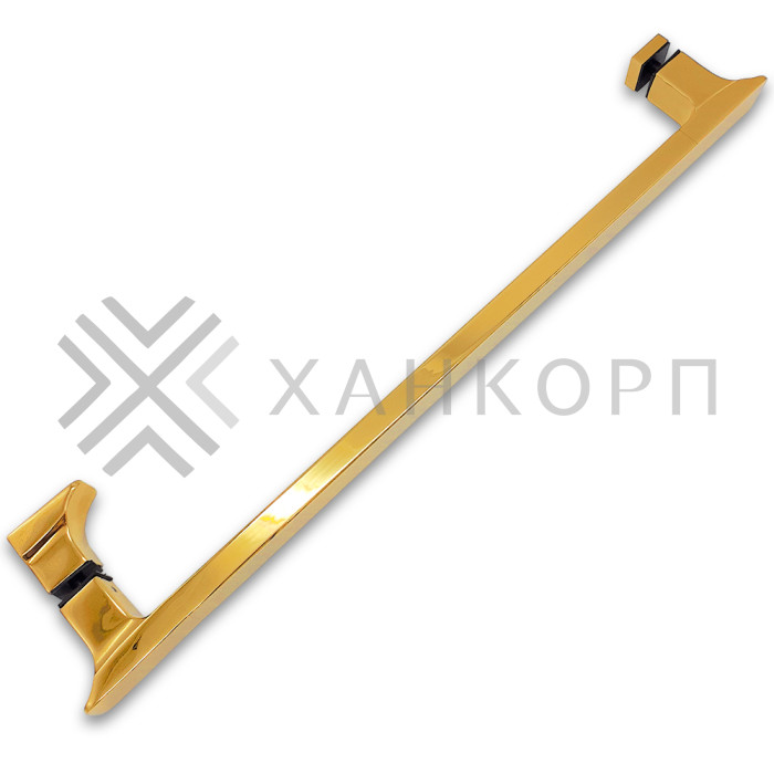 Ручка скоба FDR-96, 15х30х450 мм, нержавейка/золото