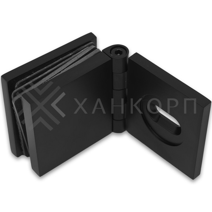 Коннектор Пегас FDK-100 стена-стекло 0°-180° латунь/черный