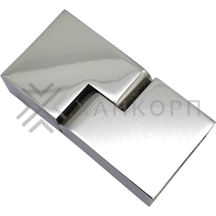 Соединитель FDC-37 трубы 30х10 вертикальный 90°-180°, нержавейка/полированный