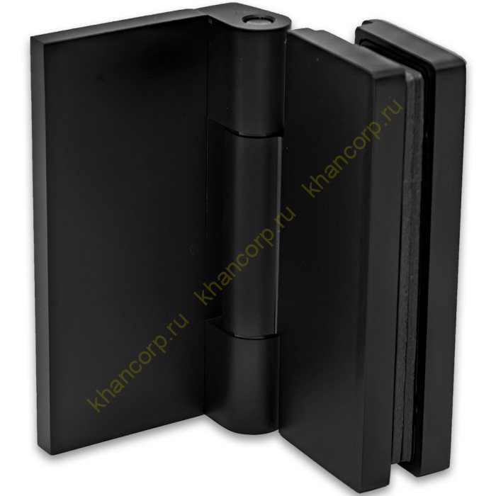 Петля Гера FDP-122 стена-стекло 90˚ открывание внутрь, латунь/черный