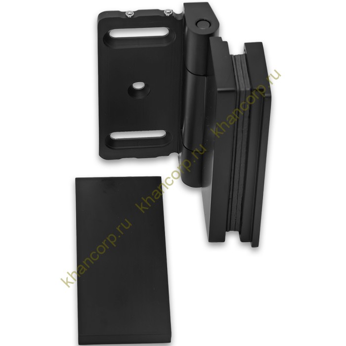 Петля Гера FDP-122 стена-стекло 90˚ открывание внутрь, латунь/черный