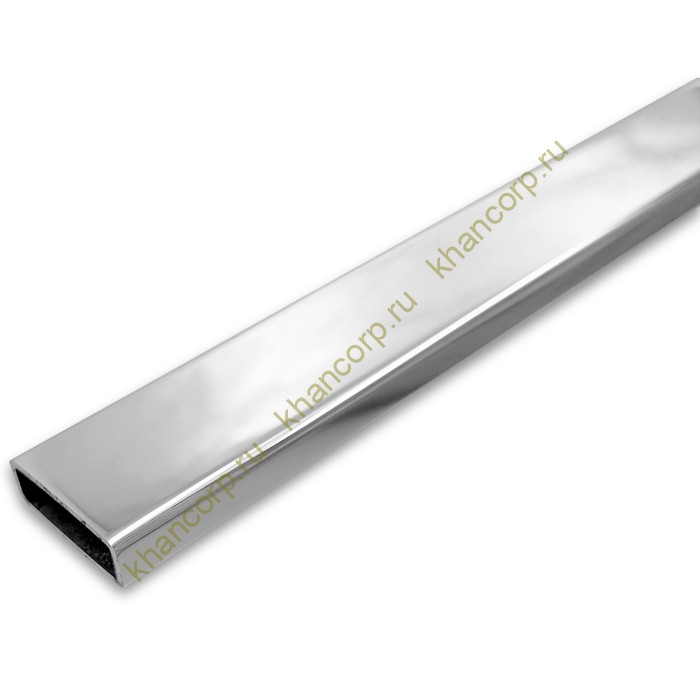 Труба FDT-353, 30х10х1.5 мм, 3 м, нержавейка/полированный6К