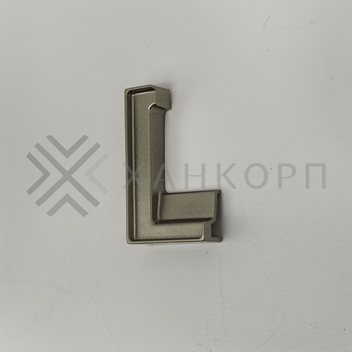 Заглушка FDPA-431L ЛЕВАЯ угловая для порога FDPA-43.15, ПВХ/бронза