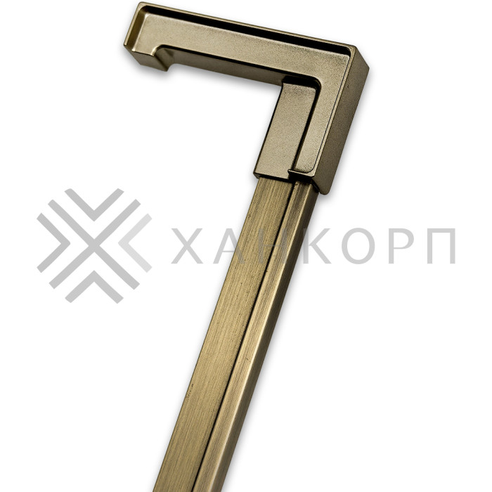 Заглушка FDPA-431L ЛЕВАЯ угловая для порога FDPA-43.15, ПВХ/бронза