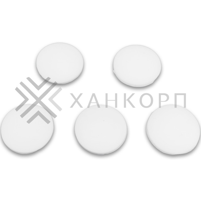 Демпфер резиновый FDA-93, самоклеящийся на 3М скотче, диаметр 27 мм, комплект 5 штук, белый