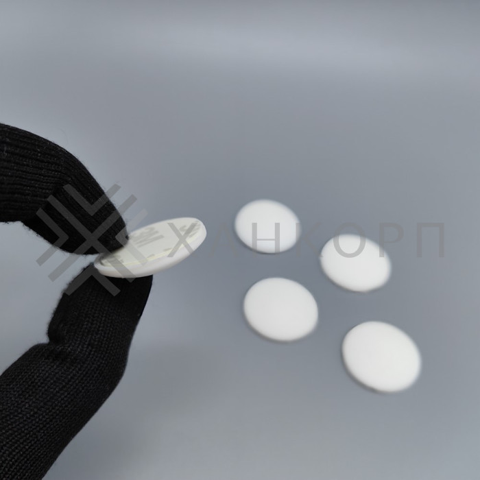 Демпфер резиновый FDA-93, самоклеящийся на 3М скотче, диаметр 27 мм, комплект 5 штук, белый