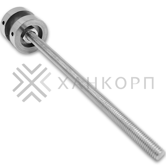 Стеклодержатель FKK-46, 10х10 мм Ø40 мм М10 для стекла, нержавейка/полированный