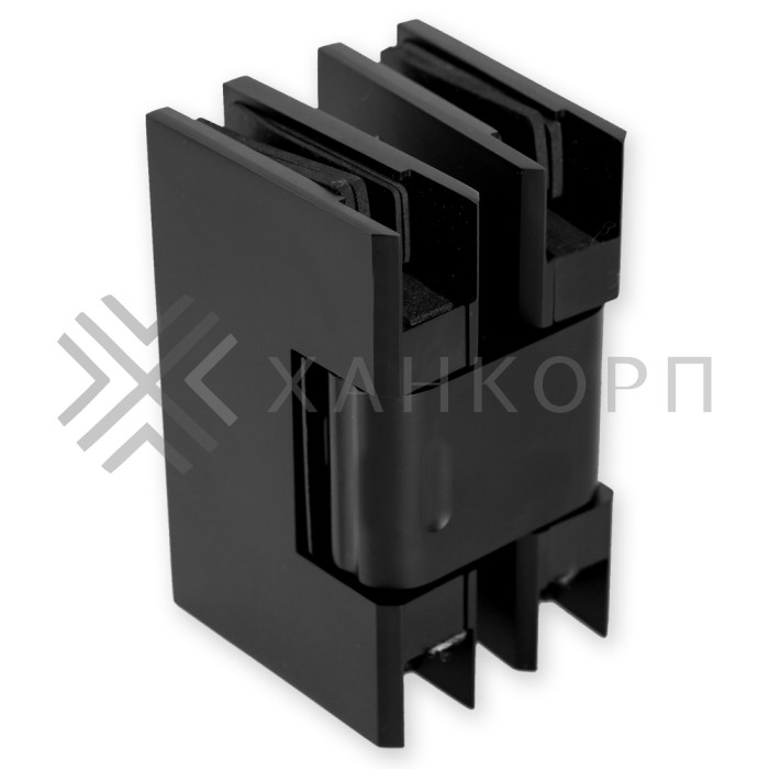 Петля Грация FDP-200 стекло-стекло с двумя осями 0˚-180˚, 0˚+180˚, латунь/черный