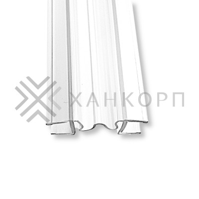 Уплотнитель ПРЕМИУМ гармошка прозрачный 2.5 м под стекло 8 мм FDPP-410.8