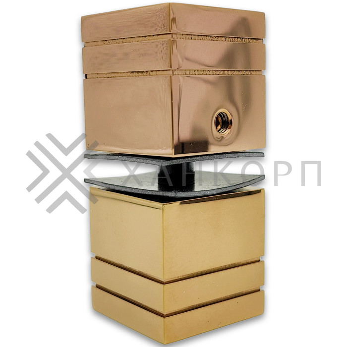 Ручка кноб FDR-54, нержавейка/розовое золото