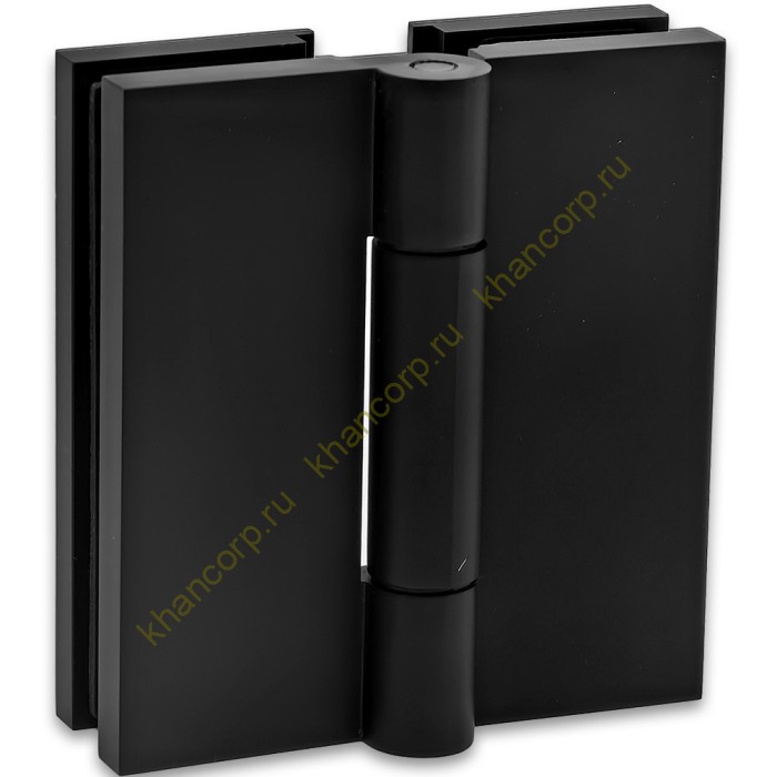 Петля Гера FDP-121 стекло-стекло 180˚, латунь/черный