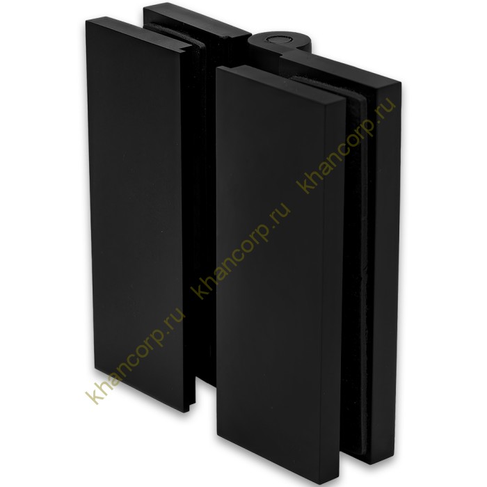 Петля Гера FDP-121 стекло-стекло 180˚, латунь/черный