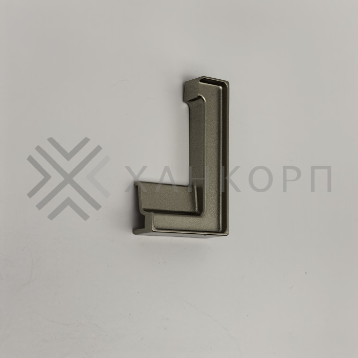 Заглушка FDPA-431R ПРАВАЯ угловая для порога FDPA-43.15, ПВХ/бронза