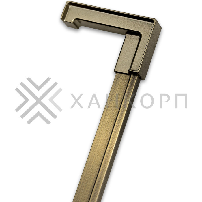 Заглушка FDPA-431R ПРАВАЯ угловая для порога FDPA-43.15, ПВХ/бронза