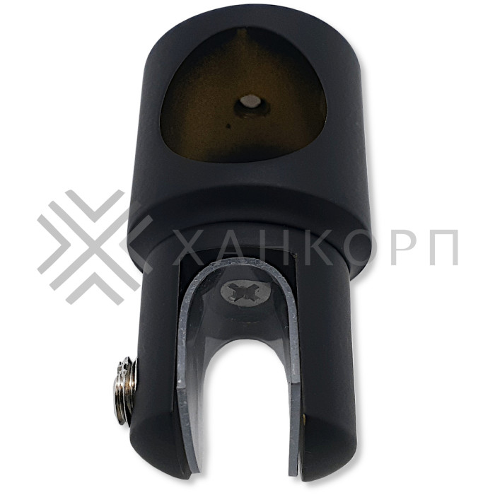 Держатель стекла FDC-11 трубы 19 сквозной 0°-360°, латунь/черный