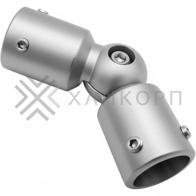 Соединитель FDC-13 трубы 19 90°-180°, латунь/матовый