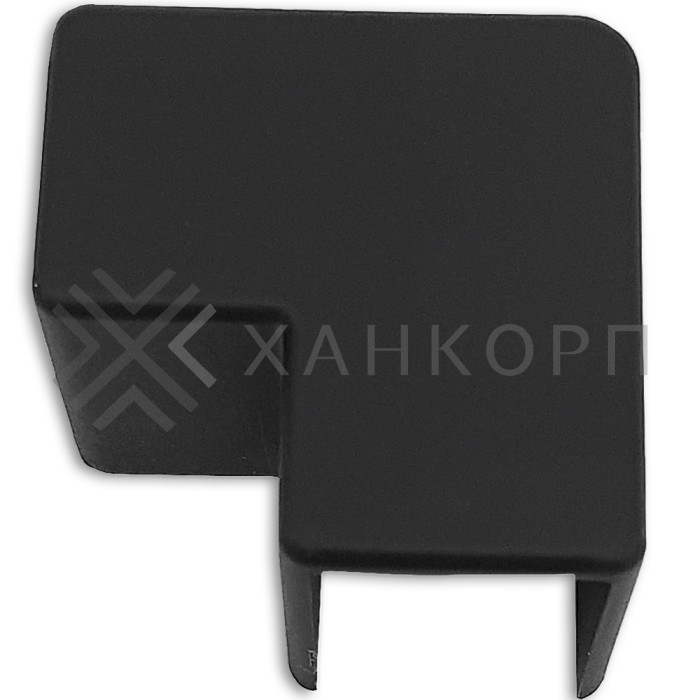 Уголок FDPA-513 стыковочный FDPA-513, 19х13х2 мм для опорного профиля, пластик/черный