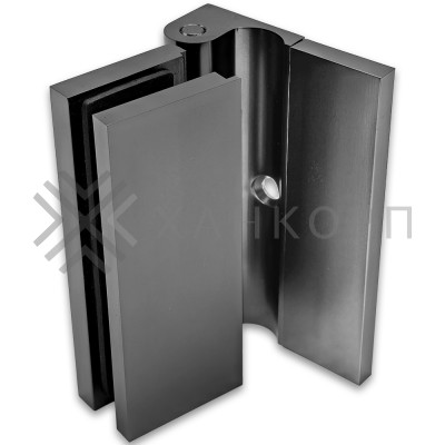 Петля Гера FDP-120 стена-стекло 90˚ открывание наружу, латунь/оружейная сталь