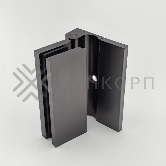 Петля Гера FDP-120 стена-стекло 90˚ открывание наружу, латунь/оружейная сталь