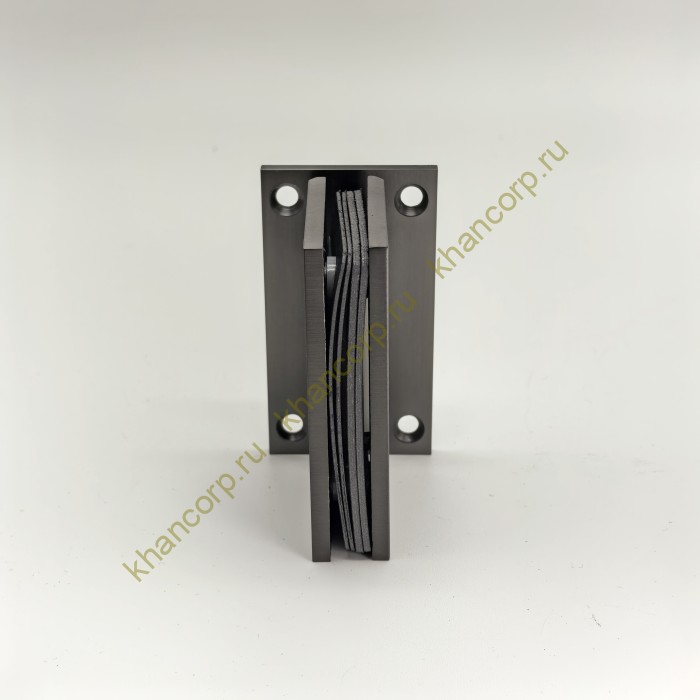 Петля Альфа α FDP-11 стена-стекло с центральным креплением, нержавейка/оружейная сталь