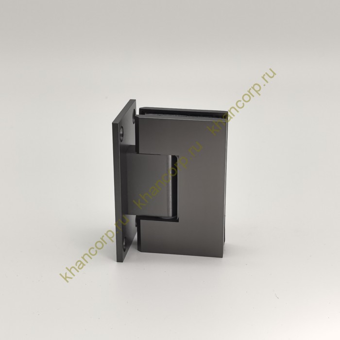 Петля Альфа α FDP-11 стена-стекло с центральным креплением, нержавейка/оружейная сталь