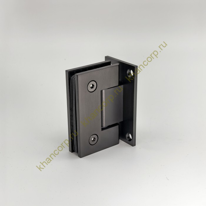 Петля Альфа α FDP-11 стена-стекло с центральным креплением, нержавейка/оружейная сталь