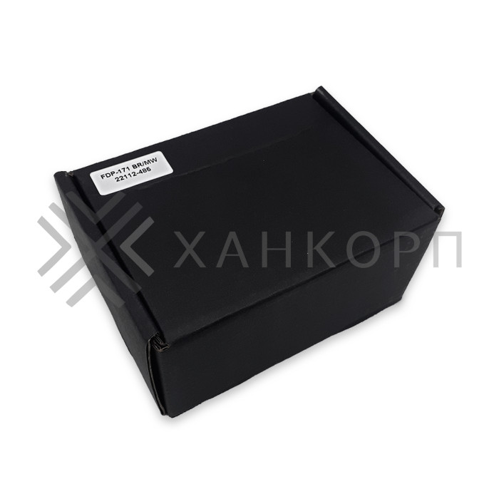 Петля Майя FDP-171 стекло-стекло 180˚, латунь/белый