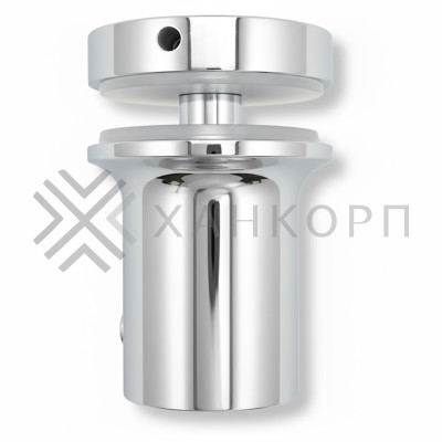 Крепление FDC-24 трубы 19 к стеклу, нержавейка/полированный