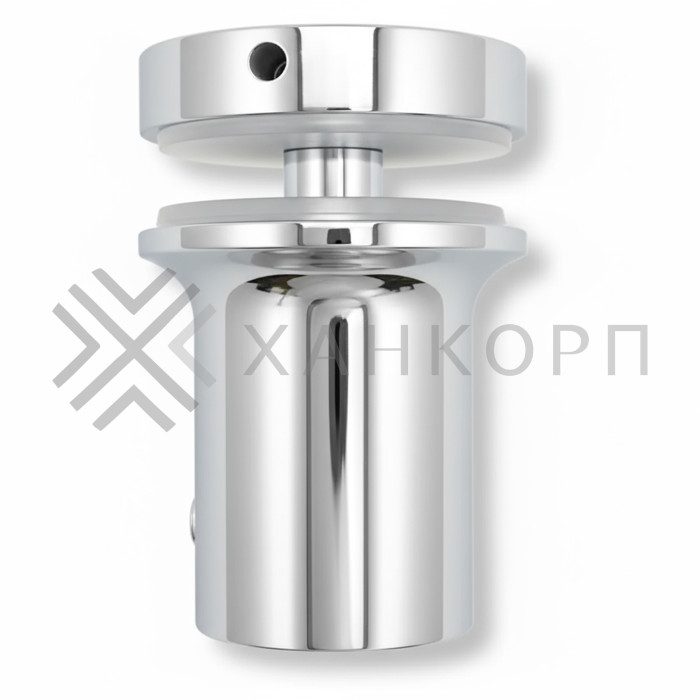 Крепление FDC-24 трубы 19 к стеклу, нержавейка/полированный