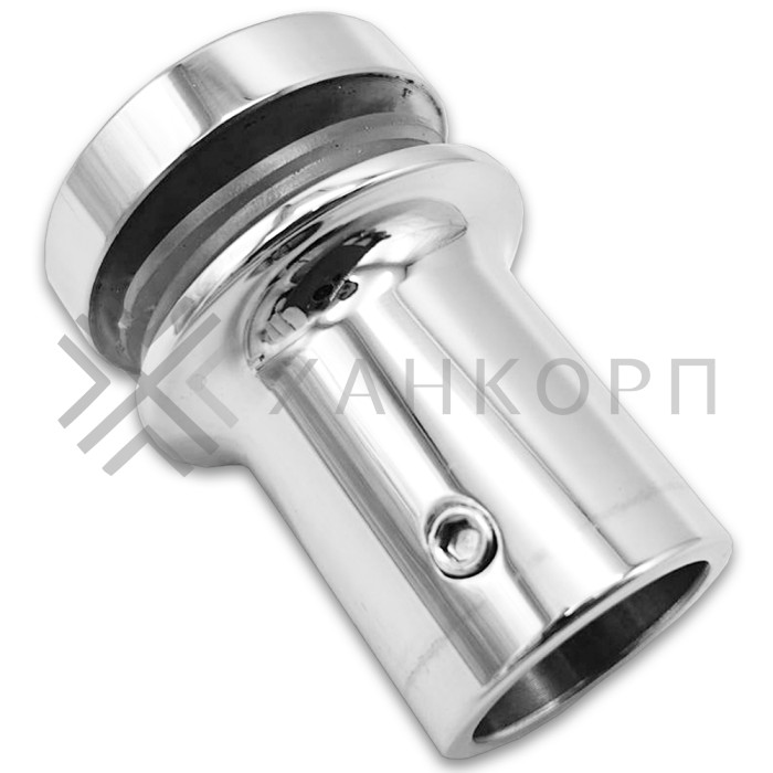 Крепление FDC-24 трубы 19 к стеклу, нержавейка/полированный